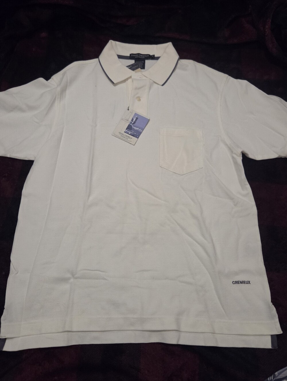 Daniel Cremieux Short Sleeve Polo Shirt with Chest Pocket